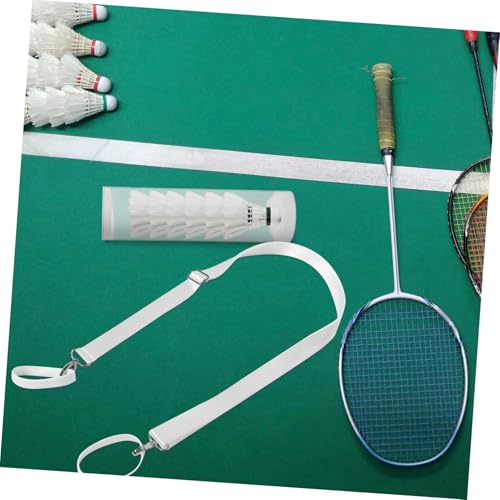 Garneck Tennis Net Straps Adjustable Height Portable Accessories for Driveway Sports Training for Tennis and Badminton Practice Sessions