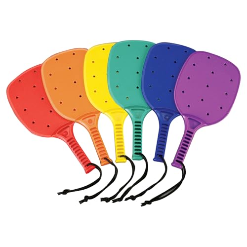 Champion Sports Plastic & Foam Racket Sets – Durable, Lightweight Paddles for Youth Play & PE, Paddleball, Racquetball