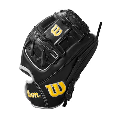 Wilson 2024 Classics Series A2000 Baseball Gloves - color: Black/Yellow/Grey, size: Infield - 11.5"