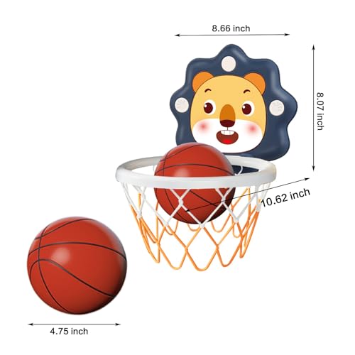 Toddlers Basketball Hoop Indoor, Adjustable Height Indoor Mini Basketball Hoop for Toddlers Kids Boys Bedroom Toddler Kids Toys Toys for 3 + Year Old