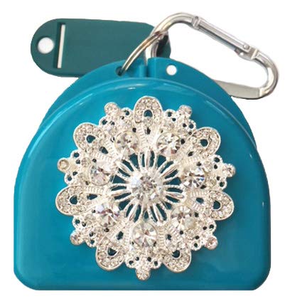 Decorated Mouthguard Case - Midnight Sky - color: Aqua