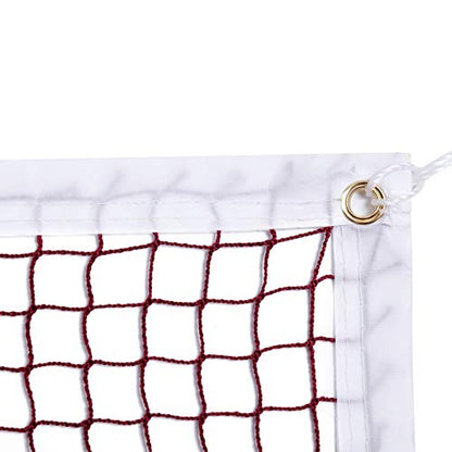 Badminton Net Nylon Portable Tennis Net Set - for Tennis Sport Net for Indoor/Outdoor, Backyard,Schoolyard,Garden, 20 FT x 2.5 FT (Without Frame)