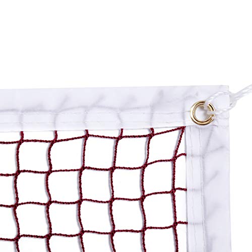 Badminton Net Nylon Portable Tennis Net Set - for Tennis Sport Net for Indoor/Outdoor, Backyard,Schoolyard,Garden, 20 FT x 2.5 FT (Without Frame)