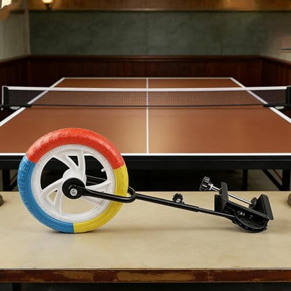 Table Tennis Trainer With Adjustable Rod,Retractable Topspin Practice Device For Solo Drill,Elastic Cord For PING Pong Training Tool For Beginners To Advanced Players