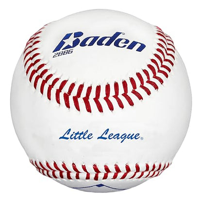 Baden | Official League | Premium Leather Cover Baseballs | 2BBG | One Dozen - style: Official Little League