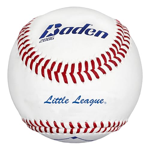 Baden | Official League | Premium Leather Cover Baseballs | 2BBG | One Dozen - style: Official Little League