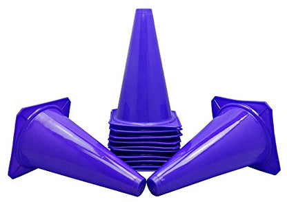BlueDot Trading Agility Cones - color: Purple, style: 12 Pack