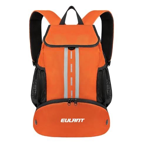 EULANT Soccer Backpack with Shoes Compartment, Waterproof Drawstring Bag for Sport Gym Swim Yoga Travel Football Volleyball