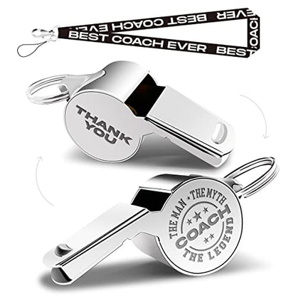 Whistles with Lanyard, Coach Whistle, Gifts, Coach Gifts for Men Women-2