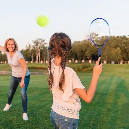 Luxshiny Tennis Racket Set Lightweight Outdoor Sports with Enlarged Racket Area for Easy Beginner Practice Safe Material Portable for Boys
