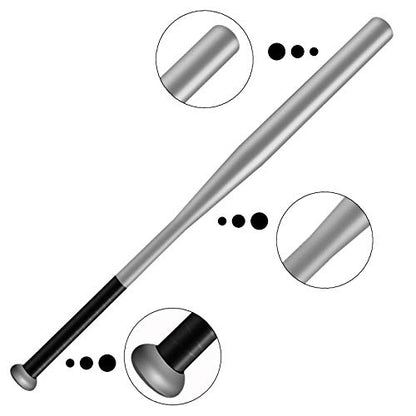 Baseball Bat Steel with Carrying Bag - color: Silver