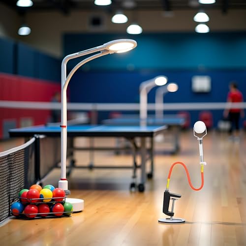 Alomejor Training Robot Professional Table Tennis Training Robot Fixed Rapid Ball Machine Table Tennis Trainer for Stroking