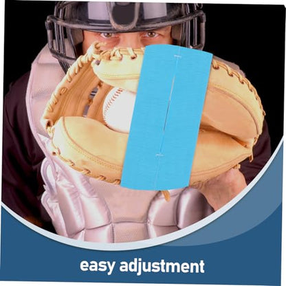 BESPORTBLE Quick Fit Glove Strap for Baseball Softball Lightweight Stretchable Wrap Band Breathable Design for - color: Sky-blue