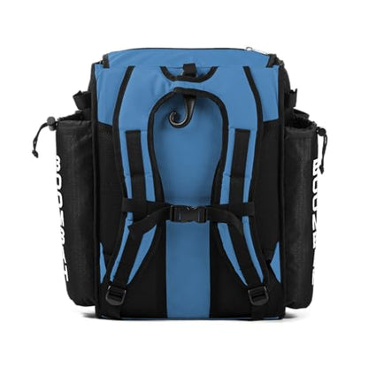 Boombah Superpack Mini Bat Pack - 8" x 12.5" x 18" - Multiple Colors - color: Black/Columbia Blue