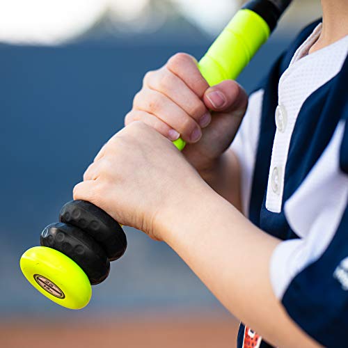 Bat Grip Choke up Rings 2-Pack for Youth Baseball, Softball and Tee Ball