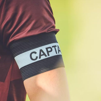 6 Pack Adjustable Soccer Captain Armbands Elastic Arm Bands for Training Unisex Essential Sports Accessories for Team Players