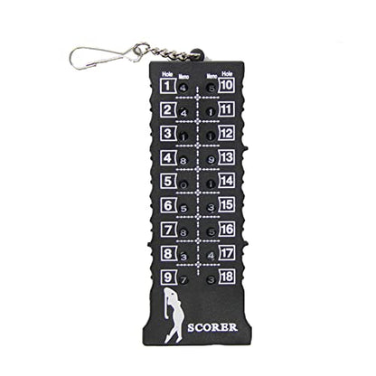 Handheld Golf Shot Count Putt Score Counter 18 Holes Scoring Keeper with for Key Chain Golf Training Golf Counter Golf Shot Counter Golf Score Counter 18 Holes 18 Hole Golf