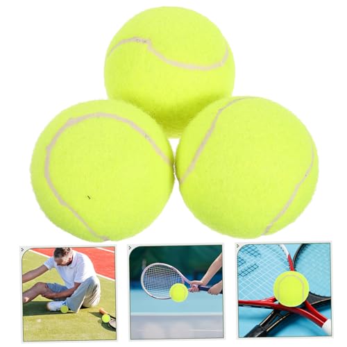 3Pcs Portable Tennis Training Balls for Beginner Self Training Outdoor Practice Suitable for Adults