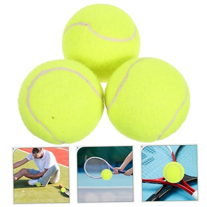 3Pcs Portable Tennis Training Balls for Beginner Self Training Outdoor Practice Suitable for Adults