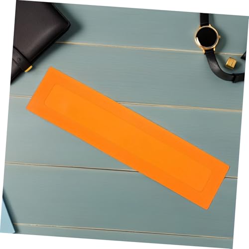 VICASKY 2pcs Baseball Training Markers Portable Flat Agility Discs Orange Rectangular Boundary Spots for Baseball Coaching and Field Drills