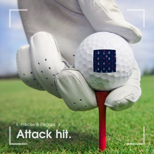 Anchores Heart Golf Ball Soft Feel Golf Practice Balls for Golfs Course Daily Training