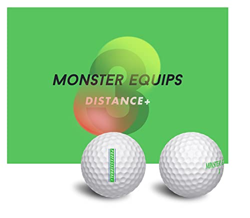 Golf Premium Golf Balls for Maximum Distance and Straighter Shots Custom Alignment Golf Ball Marker 1 Dozen (12-Balls) (3-Piece Tour Ball)