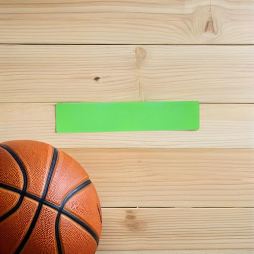 balacoo 12pcs Flat Court Line Markers Set, Green Outdoor Sports Field Markings for Football Soccer Tennis, Reusable Training Floor Markers for Basketball and Pickleball