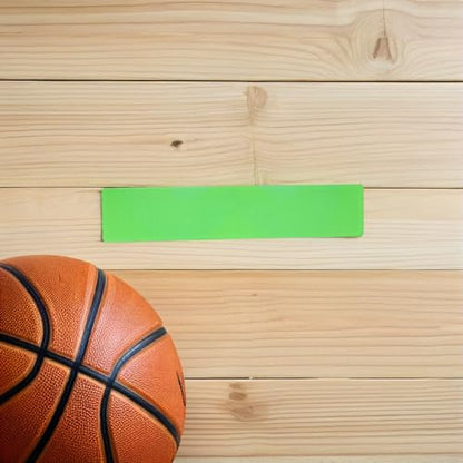 balacoo 12pcs Flat Court Line Markers Set, Green Outdoor Sports Field Markings for Football Soccer Tennis, Reusable Training Floor Markers for Basketball and Pickleball