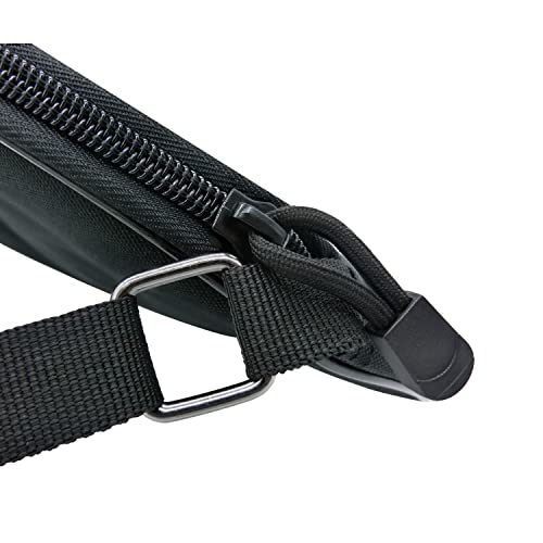 Tennis Bag Lightweight and Padded Tennis Rackets Cover with Adjustable Shoulder Strap - color: Black, size: 31"x11.4"