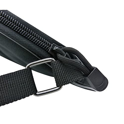 Tennis Bag Lightweight and Padded Tennis Rackets Cover with Adjustable Shoulder Strap - color: Black, size: 31"x11.4"