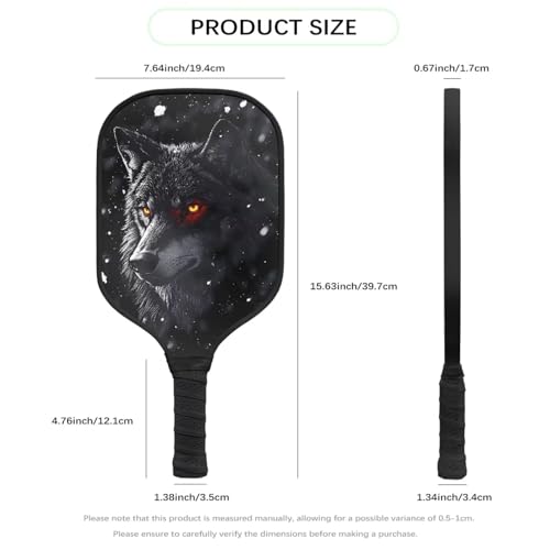 Pickleball Paddle Racket,Pickleball Paddles for Men Women Providing Strong Power & Spin Pickleball Training Paddle