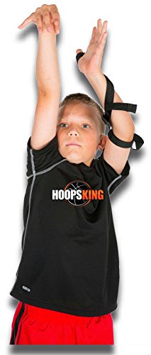 HOOPSKING Off or Guide Hand Shooting Aid Perfect Jump Shot Strap - Develop A True One Handed Release On Your Shot - Stops Rotation of The Wrist to Prevent Off Hand Interference