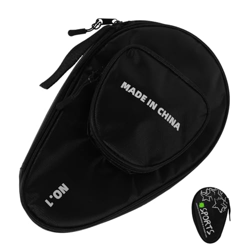 Gourd-shaped Table Tennis Racket Storage Bag Large Capacity Paddle Holder with Protective Cover for Rackets and Balls Stylish and Convenient Organizer for Enthusiasts and