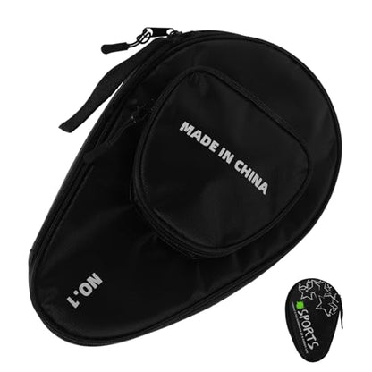Gourd-shaped Table Tennis Racket Storage Bag Large Capacity Paddle Holder with Protective Cover for Rackets and Balls Stylish and Convenient Organizer for Enthusiasts and