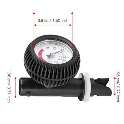 Inflatable Boat Kayak Air Pump for Surfboard, with Pressure Test, Long Hose Adapter, up to 0.6 Bar 8.55 PSI
