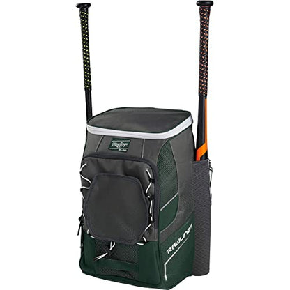 Rawlings | IMPULSE Backpack Equipment Bag | Baseball/Softball | Multiple Styles - color: Dark Green