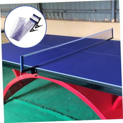 WOONEKY 1set Portable Table Tennis Net Rack Easy Setup for Lightweight and Compact Design for Family and Friends Fun