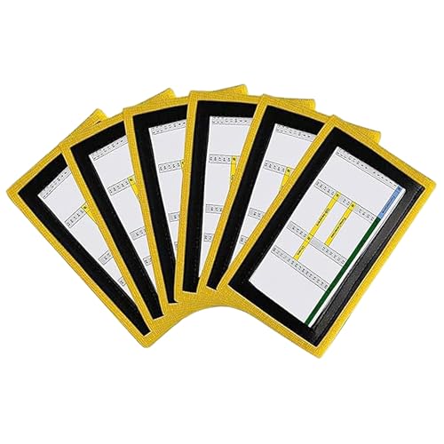QB Playbook Wristband - Football Quarterback Play Wristbands for Adult and Youth - Wrist Coach for All Sports with 3 Compartments - color: Yellow, size: Youth, 6-Pack