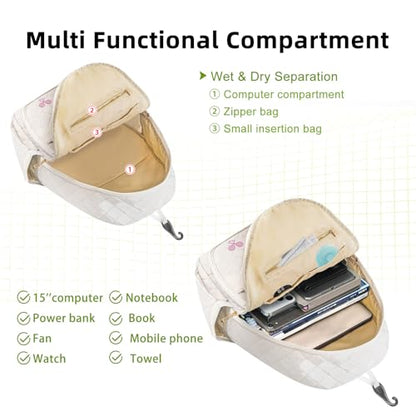 Tennis Bags for Women, Tennis Backpack Pickleball Racket Bags,Water-Resistant Sling Tote Padel Bag for Pickleball Tennis Badminton, Cute Gifts for Women Girl, Duffle Bag Gym Travel