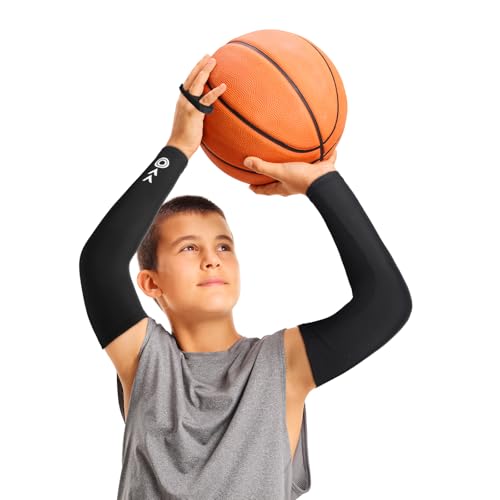 Basketball Shooting Trainer Kit Basketball Training Sleeve with Off-Hand Trainer Shooting Aid Accessories Improves Arm Strength Shot Alignment for Beginners Athletes Youth Adult
