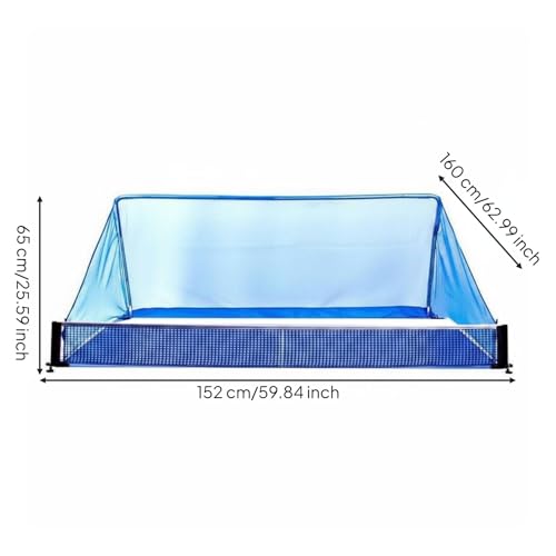 Table Tennis Return Net Adjustable Table Tennis Pong Ball Catching Net Home Use Ball Collector for Beginners