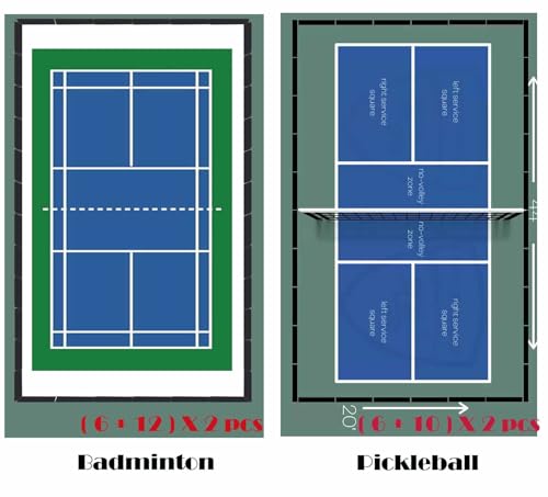 Pickleball Divider Table Tennis Baffle, 5LB Heavy Duty Ping Pong Field Fence Surround Barrier Block for Basketball or Badminton Court, 56" Wx 30" H Oxford 420D Black