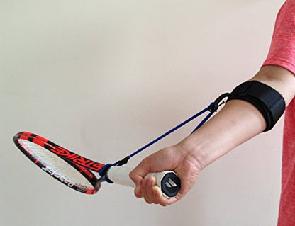 Tennis Swing Wrist Training Aid for Forehands, Backhands, Volleys and Serves - PermaWrist