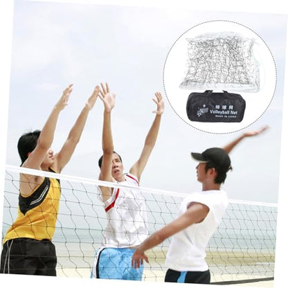 Toyvian Volleyball Net Heavy Duty Portable Beach Net for Sports Training Standard for Levels