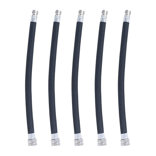 LIOOBO Air Cylinder Extension Tube: 5Pcs Bicycle Tire Inflator Air Pullers Tubes Replacement Exercise Ball Pump Hose for Yoga Ball Basketball