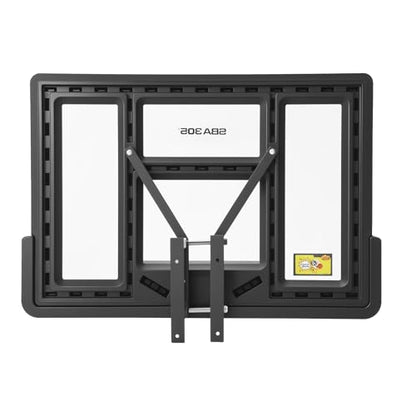 44" Performance PET Backboard & Rim Combo, Wall Mounted Backboard Rim Combo Kit Hoops for Indoor & Outdoor Use, Basketball Backboard Replacement for 7# and Below, Basketball Replacement Parts