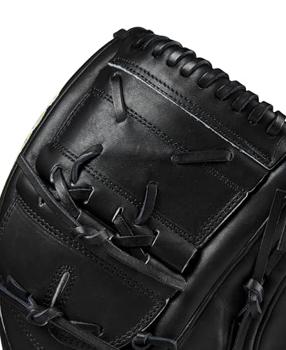 Wilson 2024 Classics Series A2000 Baseball Gloves - color: Black/Yellow, size: Pitcher - 12"