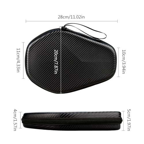 Portable Table Tennis Racket Bag Waterproof Ping Pong Paddle Storage Case Hard Cover Waterproof Ping Pong Paddle Bag Ping Pong Paddle Storage Bag Holds 2 Rackets Functional - color: Khaki