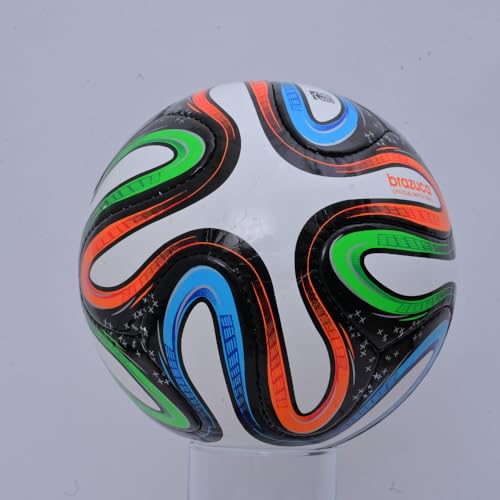 Size 5 Soccer Ball Training Football Durable PU Leather Match & Practice Ball Indoor Outdoor Play OII-06