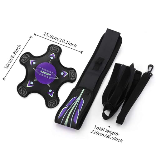 Soccer Ball/Volleyball Training Equipment, Solo Soccer Kick Trainer for Kids Adults, Soccer Practice Aid Bungee Waist Belt
